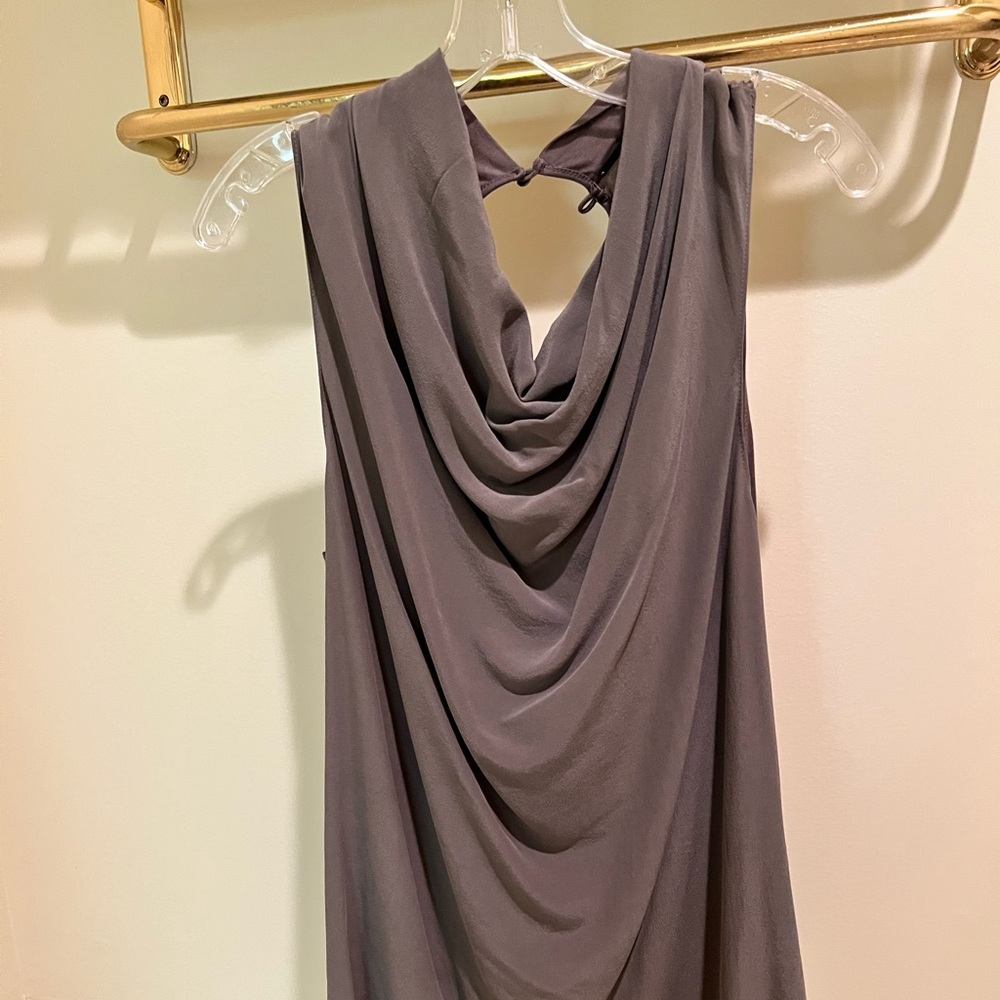 Elie Tahari Silk Cowl Neck Tunic